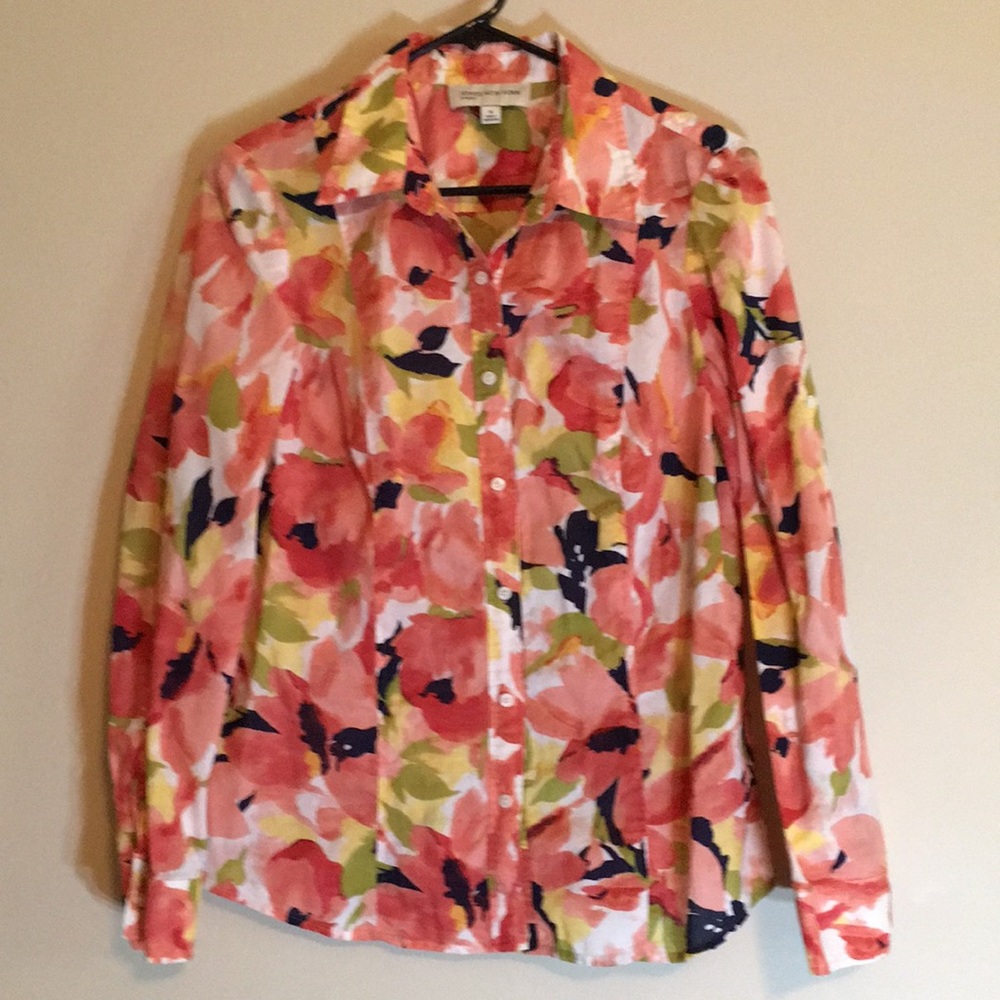 Multicolored Jones New York Medium blouse
